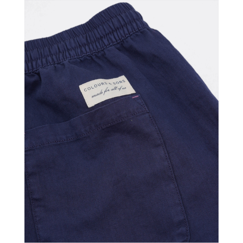 Colours &amp; Sons Linen Blend Shorts 9223-980 - Navy