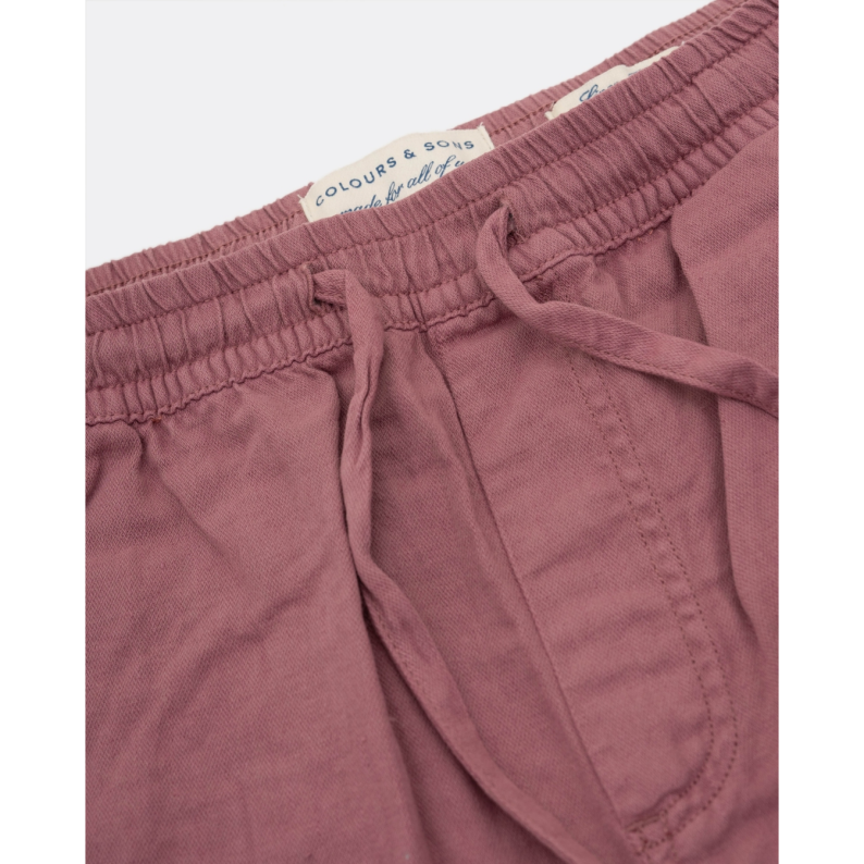 Colours &amp; Sons Linen Blend Shorts 9223-980 - Plum
