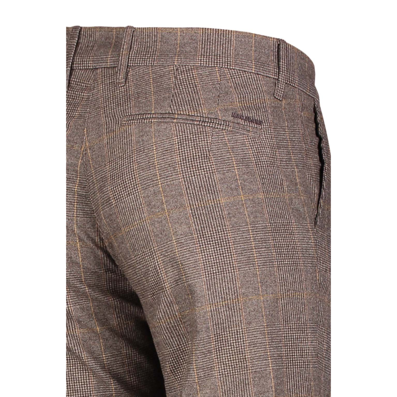 MAC Lennox Modern Cut Flannel Check Chino 6344-00-0732L - Sand