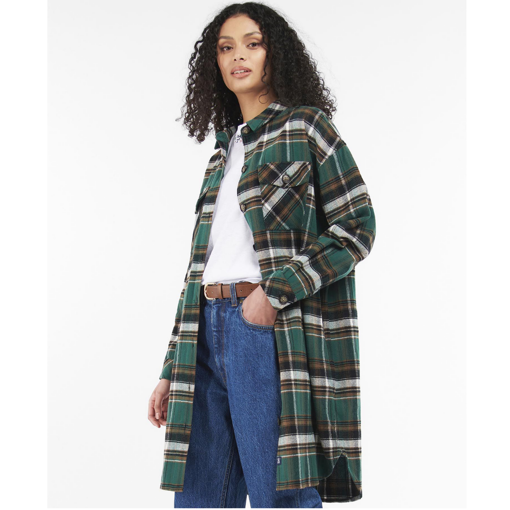 Barbour Cassley Longline Overshirt LOS0040