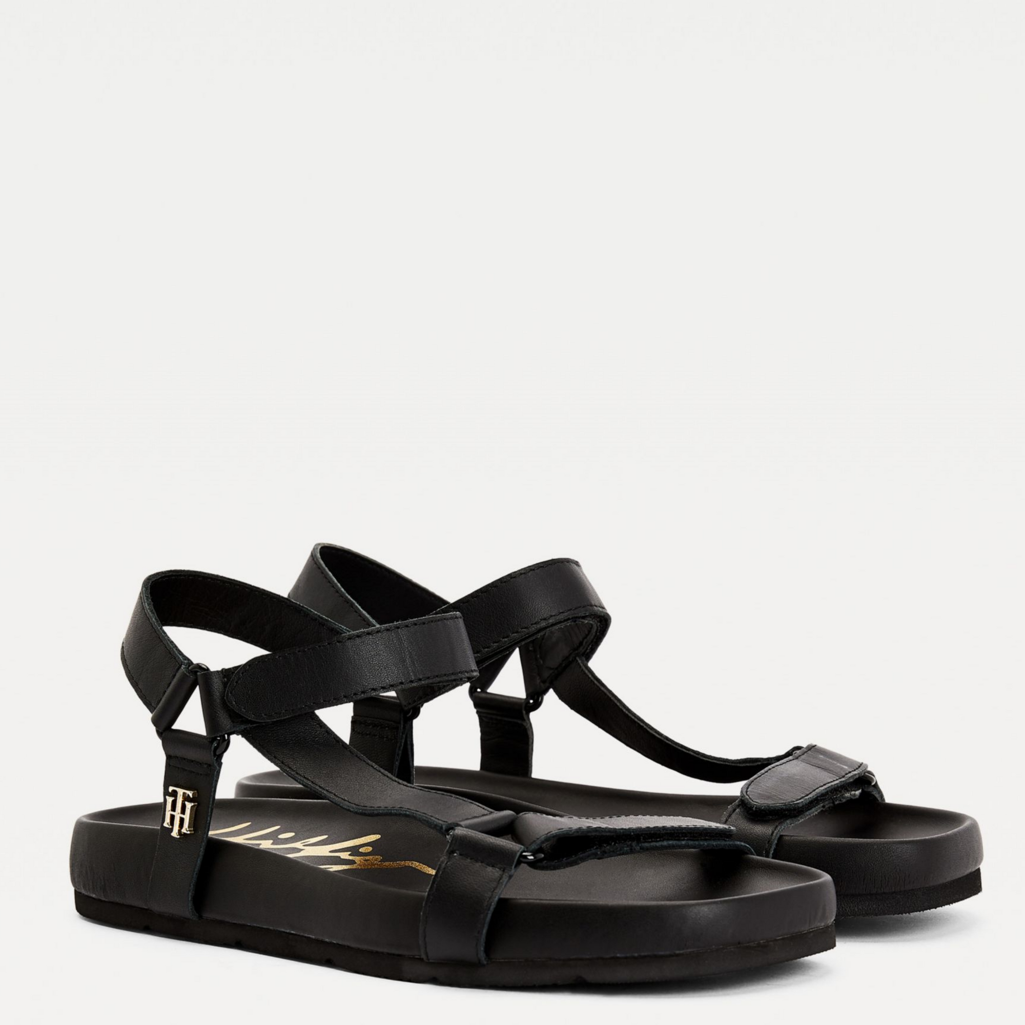 Tommy Hilfiger SQUARE TOE FLAT LEATHER SANDALS 5623 – Jepsons