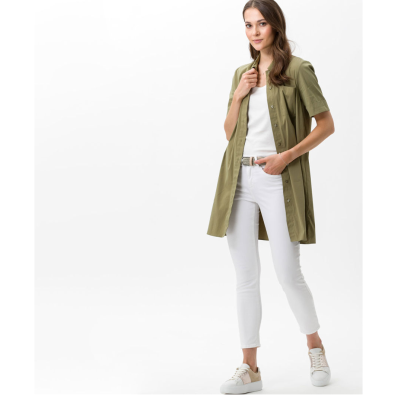 Brax Long Stretch Blouse Shirt Dress 44-5437