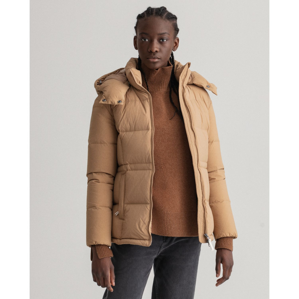 Warm Coat Mid 4700187– - & Jepsons GANT Khaki Length Feather Down