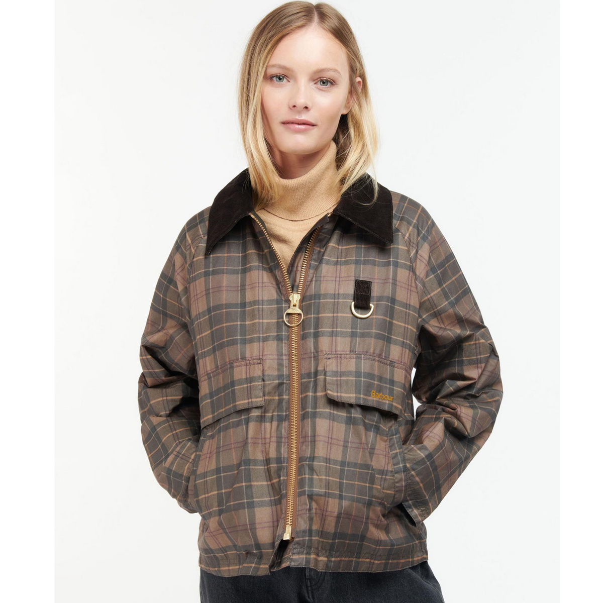 Barbour summer tartan jacket discount